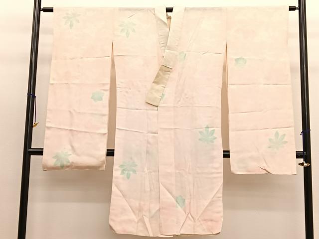平和屋着物■振袖用長襦袢 無双仕立て 楓 暈し染め 正絹 逸品 BAAW7907hv