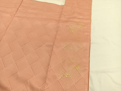 平和屋着物■訪問着 刺繍 松枝花文 暈し染め 金銀彩 正絹 逸品 BAAW7935hv