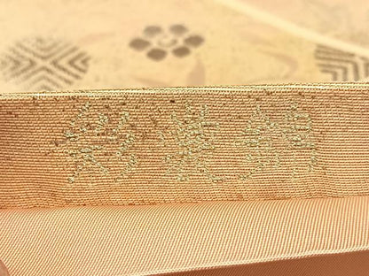 平和屋着物◎六通柄袋帯　彩裳錦　二重箔織　正絹　逸品　BAAW8073qw