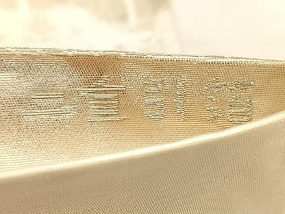 平和屋着物◎六通柄袋帯　古京錦　二重引箔　銀糸　正絹　逸品　BAAW8085qw