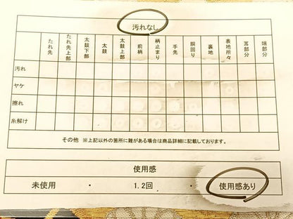 平和屋着物◎六通柄袋帯　唐織　花蝶文　黒地　金銀糸　正絹　逸品　BAAW8131qw