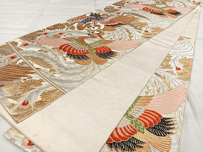 平和屋着物◎六通柄　本袋帯　唐織　瑞鳳　金銀糸　正絹　逸品　BAAW8160qw