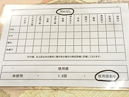 平和屋着物◎佐賀錦　六通柄袋帯　祇園会　金糸　正絹　逸品　BAAW8183yc