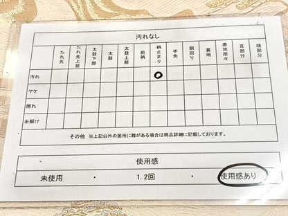 平和屋着物◎六通柄袋帯　浜松文　金銀糸　正絹　逸品　BAAW8196yc