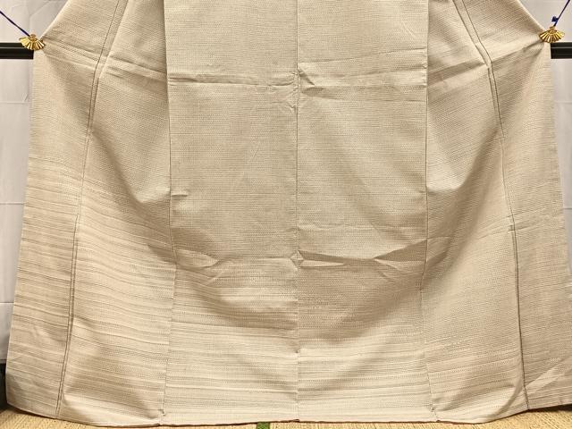 平和屋着物●訪問着　結城紬　100亀甲　亀甲文　ロング丈　正絹　逸品　BAAW8235yc