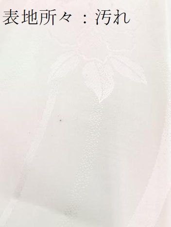 平和屋着物■長襦袢 無双仕立て 草花文 暈し染め 正絹 逸品 BAAW8390yc