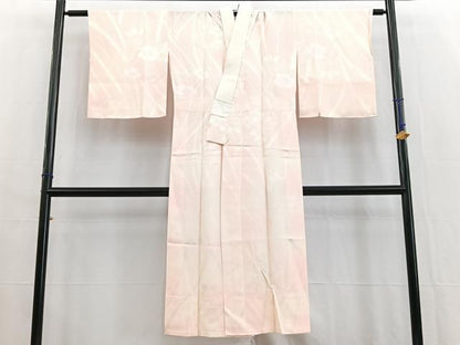 平和屋着物■長襦袢 無双仕立て 草花文 暈し染め 正絹 逸品 BAAW8390yc