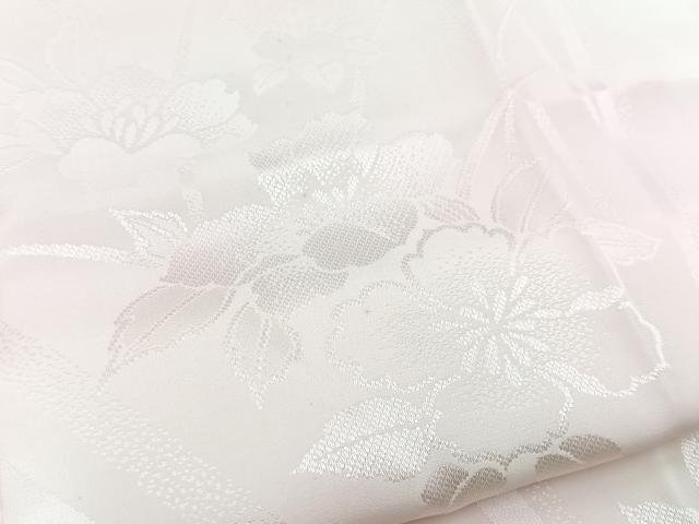 平和屋着物■長襦袢 無双仕立て 草花文 暈し染め 正絹 逸品 BAAW8390yc