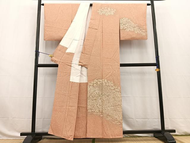 平和屋着物■訪問着 作家物 籬花文 正絹 逸品 BAAW8393yc