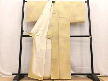 平和屋着物■上質な小紋　青海波文　暈し染め　正絹　逸品　BAAW8436yc