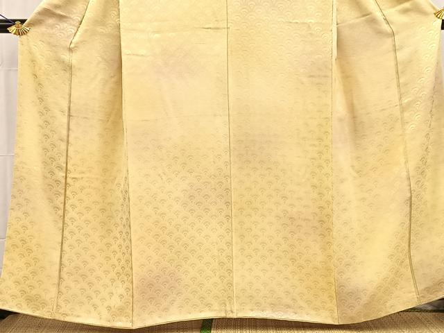 平和屋着物■上質な小紋　青海波文　暈し染め　正絹　逸品　BAAW8436yc