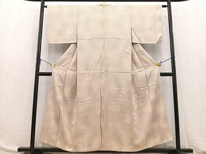 平和屋着物■上質な小紋　青海波文　暈し染め　正絹　逸品　BAAW8445yc