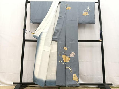 平和屋着物■訪問着　切嵌童子遊び　金彩　正絹　逸品　BAAW8446yc