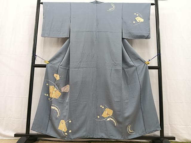 平和屋着物■訪問着　切嵌童子遊び　金彩　正絹　逸品　BAAW8446yc
