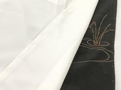 平和屋着物■豪華黒留袖　流水木賊文　金銀彩　正絹　逸品　未使用　BAAW8456yc
