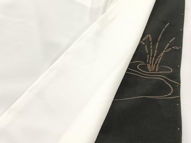 平和屋着物■豪華黒留袖　流水木賊文　金銀彩　正絹　逸品　未使用　BAAW8456yc