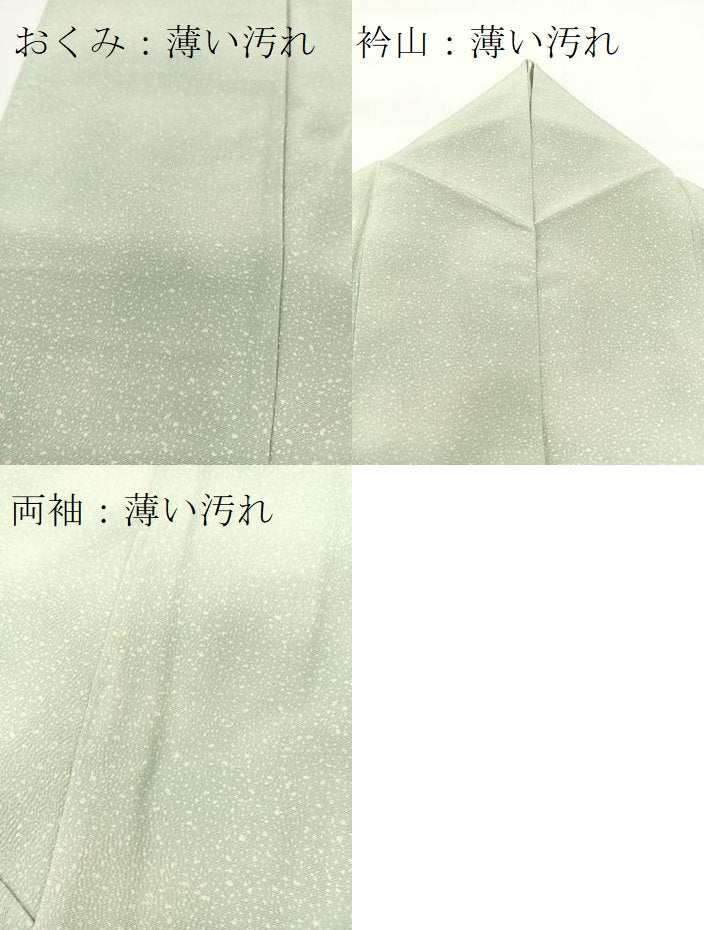 平和屋着物■上質な小紋 霞文 たたき染 鬼しぼ縮緬 正絹 逸品 BAAW8464yc