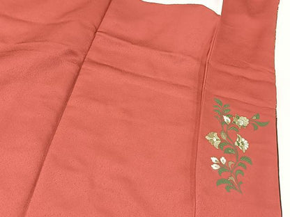 平和屋着物■訪問着 更紗花文 暈し染め 金彩 正絹 逸品 BAAW8495yc