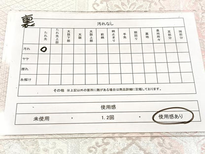 平和屋着物◎両面　全通柄袋帯　亀甲花文　銀糸　正絹　逸品　BAAW8568yc