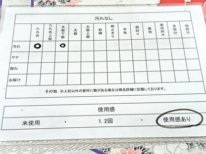 平和屋着物◎六通柄袋帯　唐織　彩華　亀甲牡丹文　銀糸　正絹　逸品　BAAW8571yc