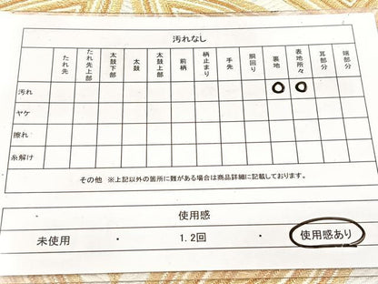 平和屋着物◎六通柄袋帯　唐織　七宝文　金銀糸　正絹　逸品　BAAW8612yc