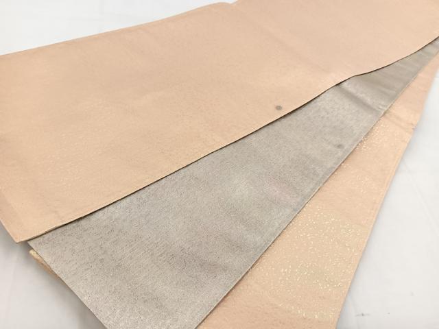 平和屋着物◎両面　全柄袋帯　蒔絵佐賀箔　金糸　正絹　逸品　BAAW8618yc