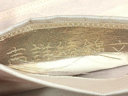 平和屋着物◎六通柄袋帯 唐織 吉祥綾錦文 金銀糸 引箔 正絹 逸品 BAAW8701yc