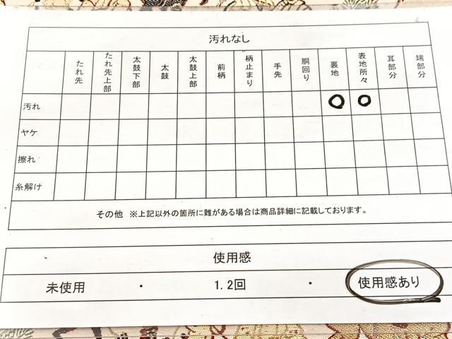 平和屋着物◎六通柄袋帯　大名行列　金糸　正絹　逸品　BAAW8806yc