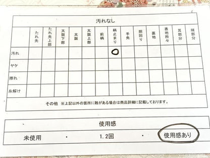 平和屋着物◎両面 六通柄袋帯 唐織 吉祥花鳥文 金銀糸 正絹 逸品 BAAW8833yc
