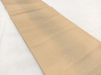 平和屋着物◎六通柄袋帯　霞文　金糸　引箔　正絹　逸品　BAAW8890yc