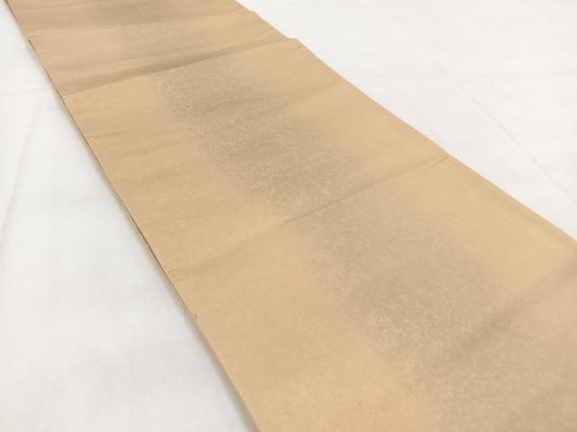 平和屋着物◎六通柄袋帯　霞文　金糸　引箔　正絹　逸品　BAAW8890yc