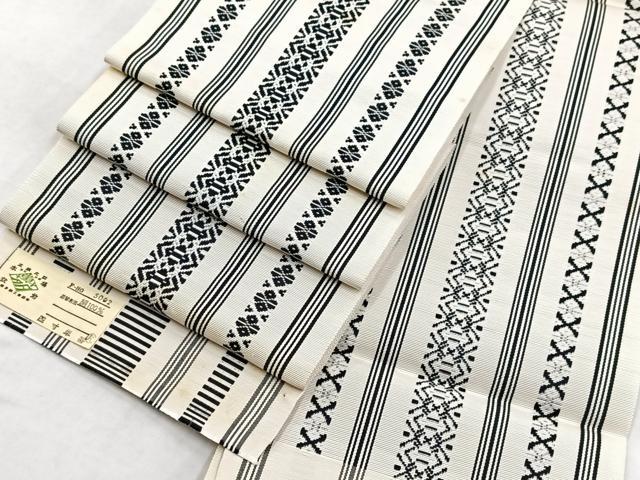 平和屋着物●本場筑前博多織　半幅帯　献上　証紙付き　正絹　逸品　CABD5938hy 平和屋着物◎本場筑前博多織 半幅帯 献上 正絹 逸品 DABF5144xgの通販