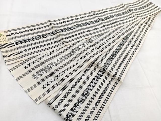 平和屋着物●本場筑前博多織　半幅帯　献上　証紙付き　正絹　逸品　CABD5938hy 平和屋着物◎本場筑前博多織 半幅帯 献上 正絹 逸品 DABF5144xgの通販