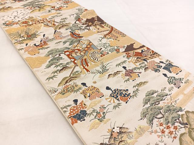 平和屋着物●六通柄袋帯　唐織　吉祥文様　宝雲立涌雪の丸　金糸　正絹　逸品　CABC5544hy 吉祥 袋帯 女性着物帯・浴衣帯 | 通販・人気ランキング - 価格.com