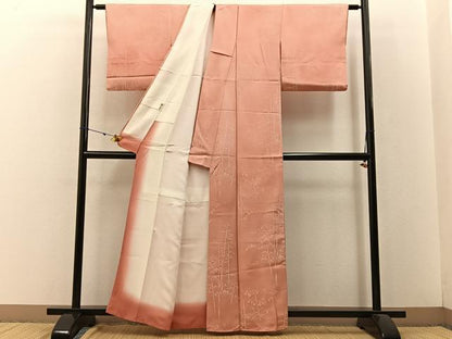 平和屋着物■上質な小紋 樹林文 正絹 逸品 BAAW9001hj