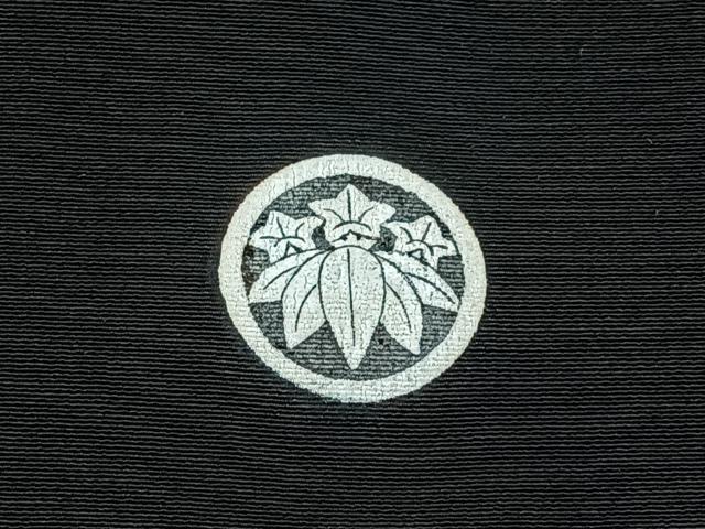 平和屋着物■豪華黒留袖　駒刺繍　寿光織　御所車文　金彩　正絹　逸品　BAAW9005hj