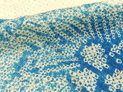 平和屋着物■訪問着 総絞り 草花文 正絹 逸品 BAAW9009hj