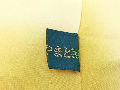 平和屋着物■訪問着 刺繍 草花文 暈し染め 金彩 やまと誂製 正絹 逸品 BAAW9014hj