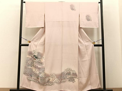 平和屋着物■訪問着 松竹梅 御所解文 暈し染め 正絹 逸品 BAAW9051hj