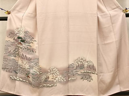 平和屋着物■訪問着 松竹梅 御所解文 暈し染め 正絹 逸品 BAAW9051hj