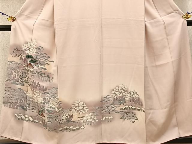 平和屋着物■訪問着 松竹梅 御所解文 暈し染め 正絹 逸品 BAAW9051hj
