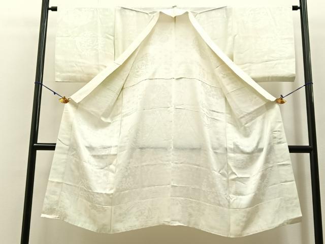 平和屋着物■長襦袢　無双仕立て　花丸地紋　暈し染め　正絹　逸品　BAAW9066hj