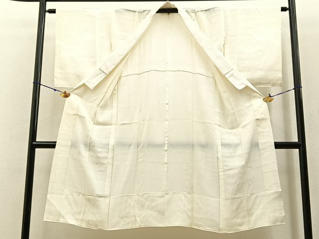 平和屋着物■長襦袢　無双仕立て　重ね山地紋　正絹　逸品　BAAW9067hj