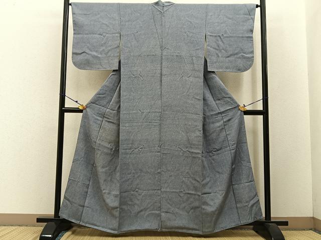 平和屋着物■江戸小紋 鮫小紋柄 正絹 逸品 BAAW9077hj