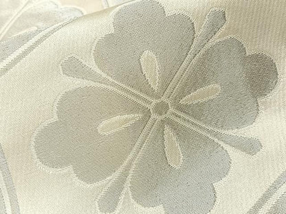 平和屋着物●男性　馬乗り袴　舞台衣装　亀甲花菱文　銀糸　正絹　逸品　BAAW9083hj