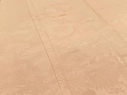 平和屋着物■訪問着 花地紋 暈し染め 反端付き 正絹 逸品 BAAW9098hj