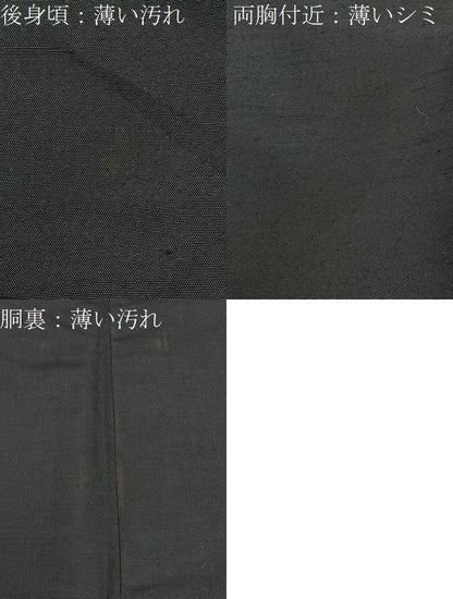 平和屋着物■男性 紬 色無地 仙斎茶色 正絹 逸品 BAAW9129hj