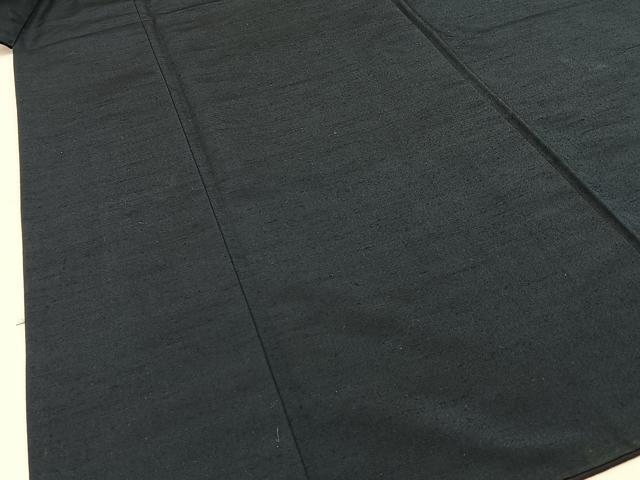 平和屋着物■男性 紬 色無地 仙斎茶色 正絹 逸品 BAAW9129hj