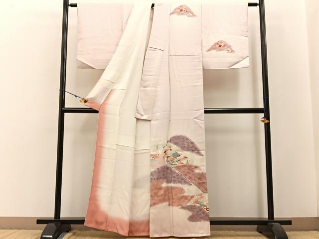 平和屋着物□訪問着 松竹梅 御所解文 暈し染め 金彩 三越扱い