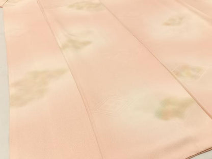 平和屋着物■上質な小紋 菱地紋 暈し染め 正絹 逸品 BAAW9156hj